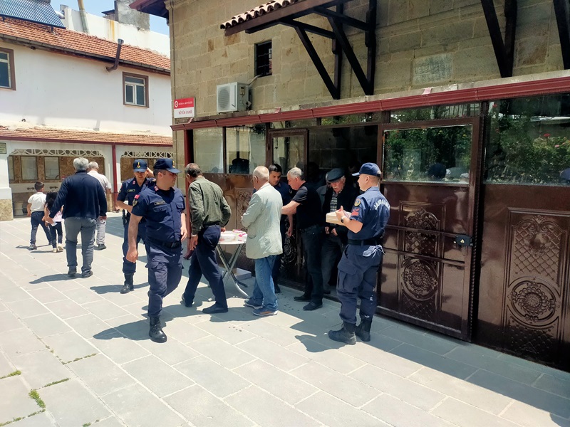 Şehit Jandarma Astsubay Emre Polat’ın İlçemiz Tarihi Merkez Camiinde Okutulan Mevlidi
